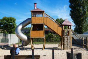 Aire de jeux du camping la Vallée de Deauville
