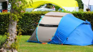 Emplacement tente en Normandie